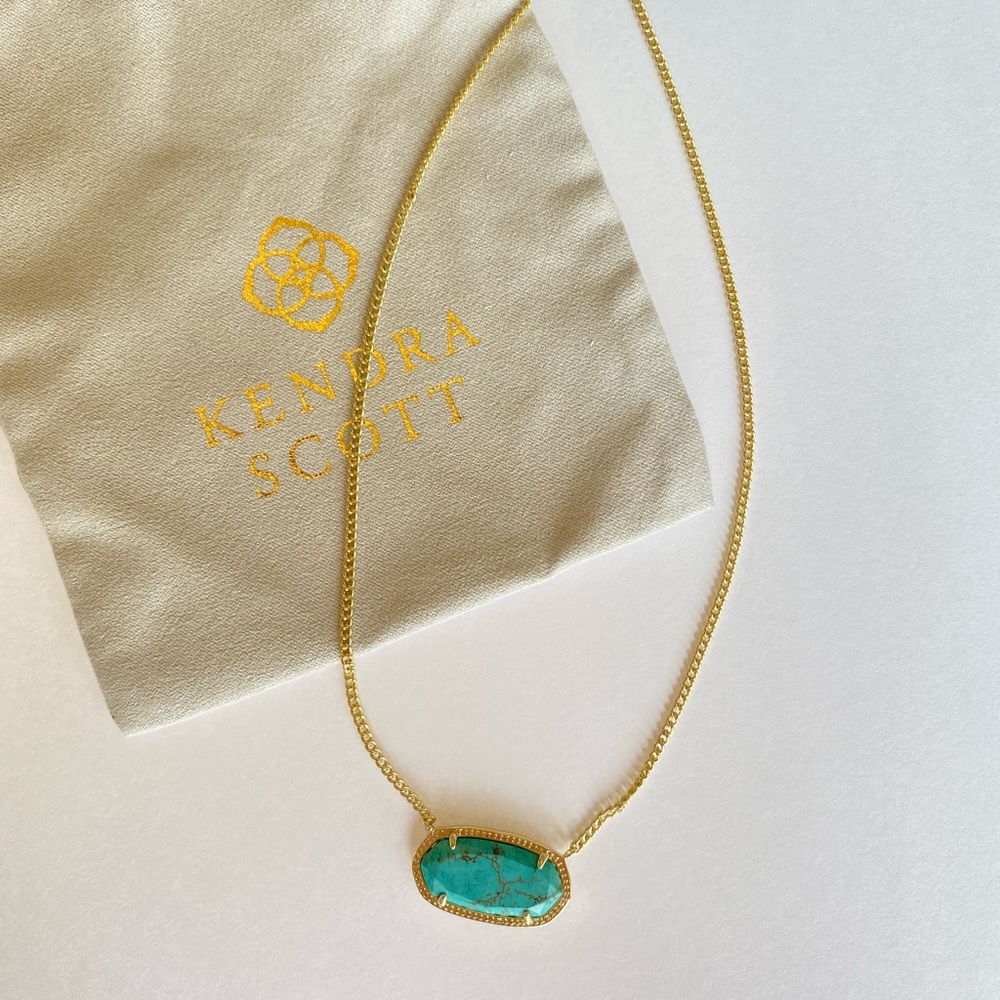 RARE Kendra Scott Turquoise Dylan Necklace